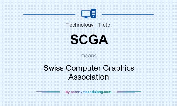 What does SCGA mean? It stands for Swiss Computer Graphics Association