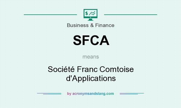 What does SFCA mean? It stands for Société Franc Comtoise d`Applications