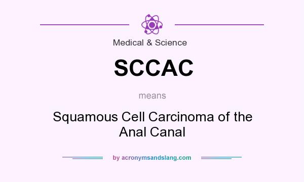 What does SCCAC mean? It stands for Squamous Cell Carcinoma of the Anal Canal