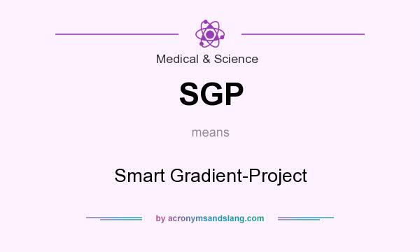 What does SGP mean? It stands for Smart Gradient-Project
