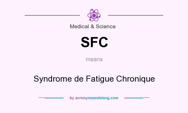 What does SFC mean? It stands for Syndrome de Fatigue Chronique