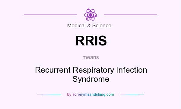 What does RRIS mean? It stands for Recurrent Respiratory Infection Syndrome