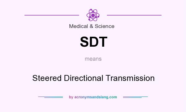 What does SDT mean? It stands for Steered Directional Transmission