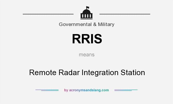 What does RRIS mean? It stands for Remote Radar Integration Station