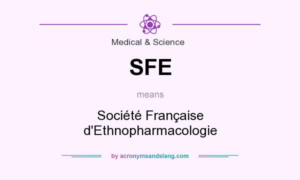What does SFE mean? It stands for Société Française d`Ethnopharmacologie