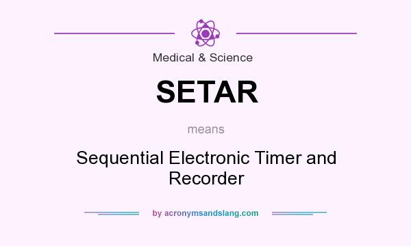 What does SETAR mean? It stands for Sequential Electronic Timer and Recorder