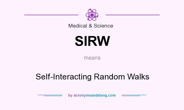 What does SIRW mean? It stands for Self-Interacting Random Walks