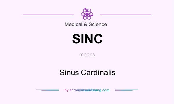 What does SINC mean? It stands for Sinus Cardinalis