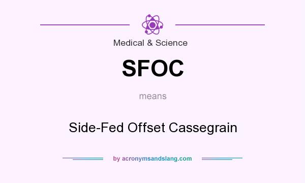 What does SFOC mean? It stands for Side-Fed Offset Cassegrain