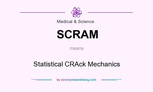What does SCRAM mean? It stands for Statistical CRAck Mechanics
