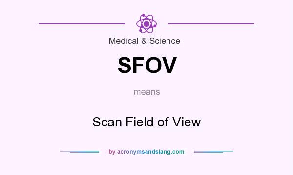 What does SFOV mean? It stands for Scan Field of View