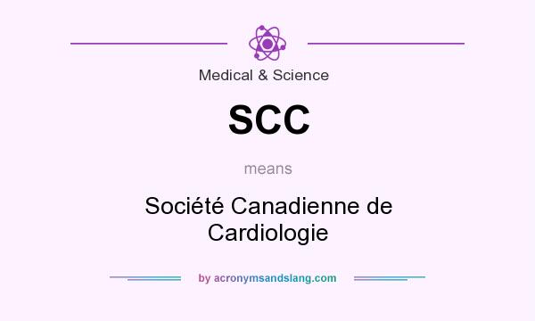What does SCC mean? It stands for Société Canadienne de Cardiologie