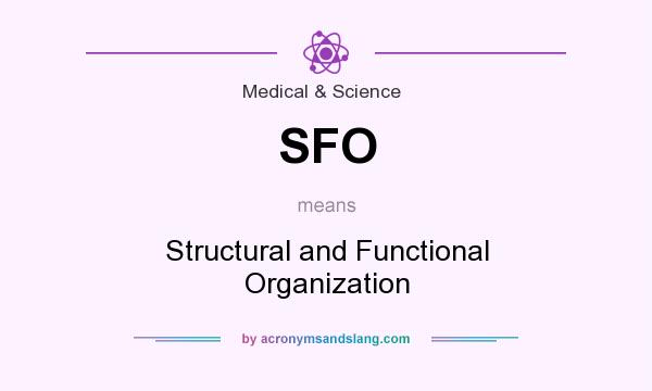 What does SFO mean? It stands for Structural and Functional Organization
