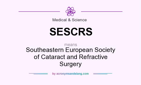 What does SESCRS mean? It stands for Southeastern European Society of Cataract and Refractive Surgery