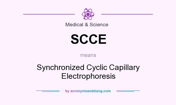 What does SCCE mean? It stands for Synchronized Cyclic Capillary Electrophoresis
