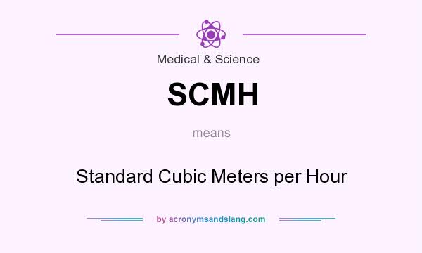What does SCMH mean? It stands for Standard Cubic Meters per Hour