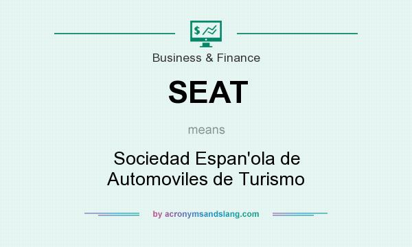 What does SEAT mean? It stands for Sociedad Espan`ola de Automoviles de Turismo