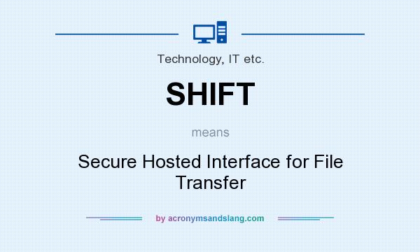 What does SHIFT mean? It stands for Secure Hosted Interface for File Transfer