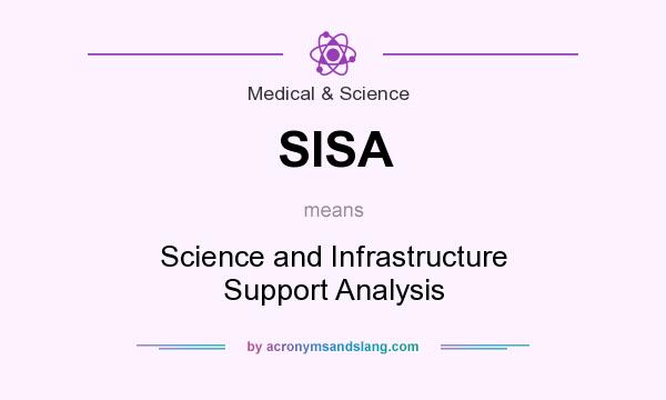 What does SISA mean? It stands for Science and Infrastructure Support Analysis
