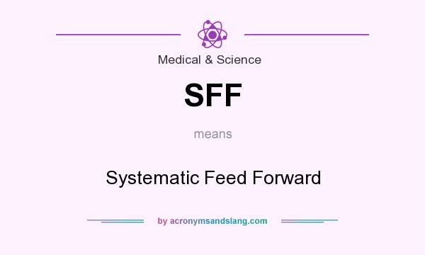 What does SFF mean? It stands for Systematic Feed Forward