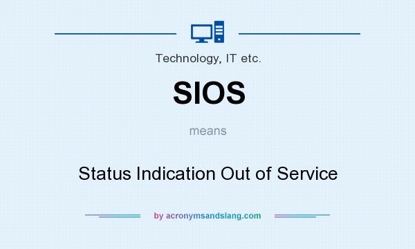 What does SIOS mean? It stands for Status Indication Out of Service