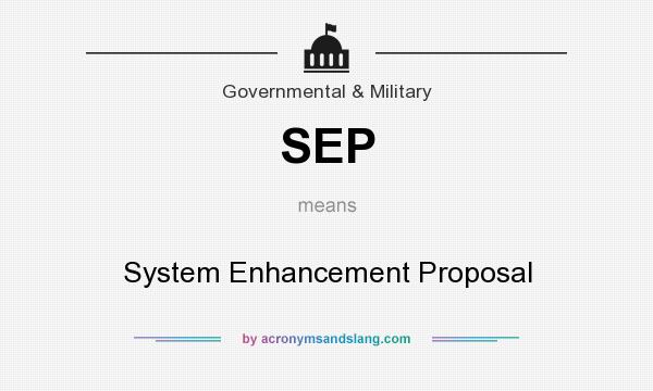What does SEP mean? It stands for System Enhancement Proposal