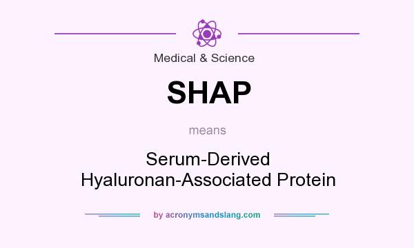What does SHAP mean? It stands for Serum-Derived Hyaluronan-Associated Protein