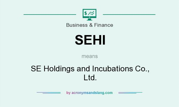 What does SEHI mean? It stands for SE Holdings and Incubations Co., Ltd.