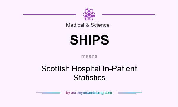 What does SHIPS mean? It stands for Scottish Hospital In-Patient Statistics