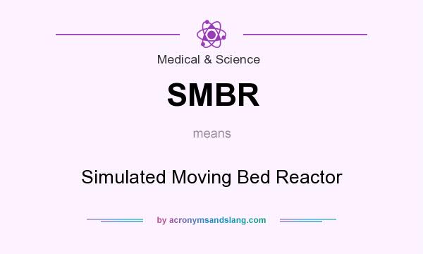What does SMBR mean? It stands for Simulated Moving Bed Reactor