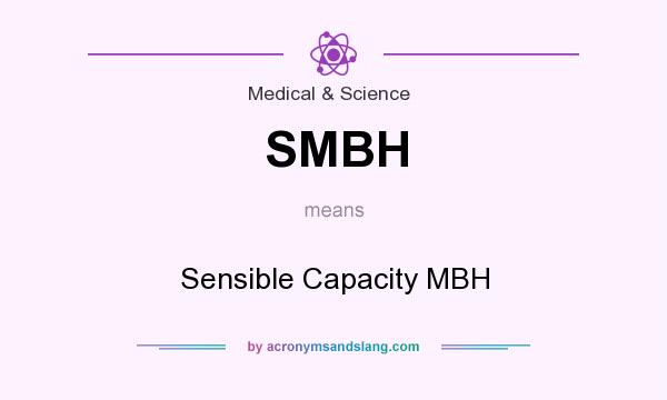 What does SMBH mean? It stands for Sensible Capacity MBH