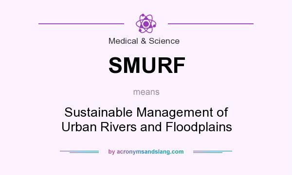 What does SMURF mean? It stands for Sustainable Management of Urban Rivers and Floodplains