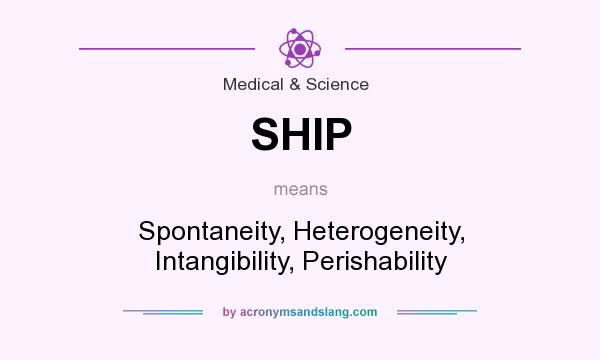 What does SHIP mean? It stands for Spontaneity, Heterogeneity, Intangibility, Perishability