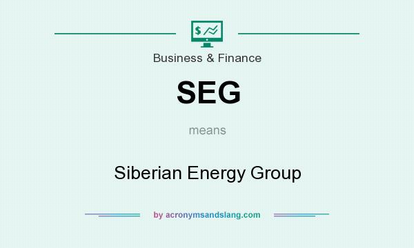What does SEG mean? It stands for Siberian Energy Group