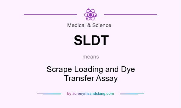 What does SLDT mean? It stands for Scrape Loading and Dye Transfer Assay