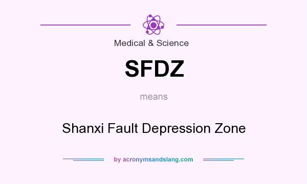 What does SFDZ mean? It stands for Shanxi Fault Depression Zone