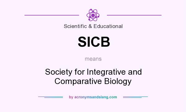 What does SICB mean? It stands for Society for Integrative and Comparative Biology