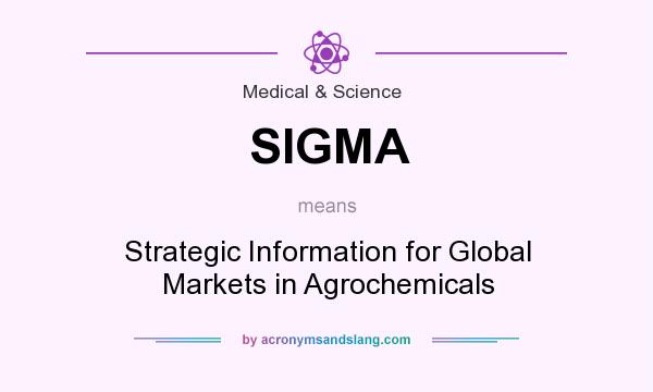 What does SIGMA mean? It stands for Strategic Information for Global Markets in Agrochemicals