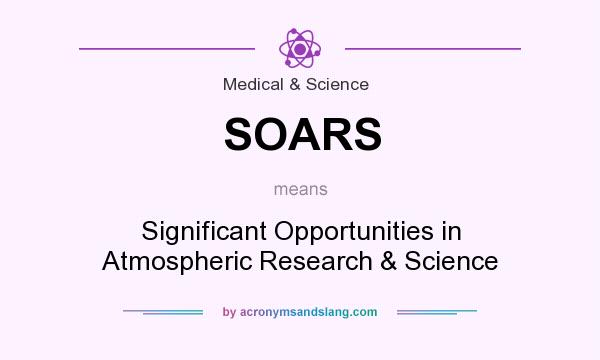 What does SOARS mean? It stands for Significant Opportunities in Atmospheric Research & Science