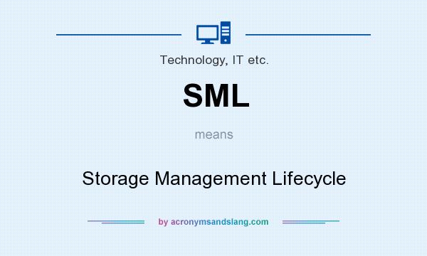 What does SML mean? It stands for Storage Management Lifecycle
