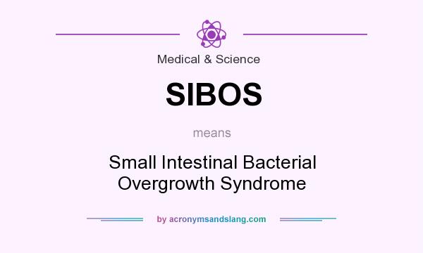 What does SIBOS mean? It stands for Small Intestinal Bacterial Overgrowth Syndrome