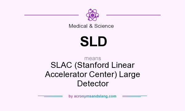 What does SLD mean? It stands for SLAC (Stanford Linear Accelerator Center) Large Detector
