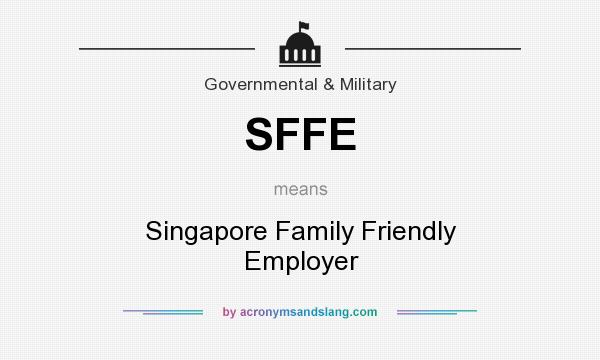 What does SFFE mean? It stands for Singapore Family Friendly Employer
