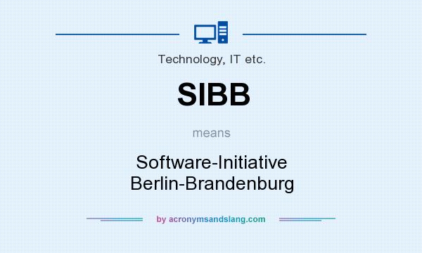 What does SIBB mean? It stands for Software-Initiative Berlin-Brandenburg