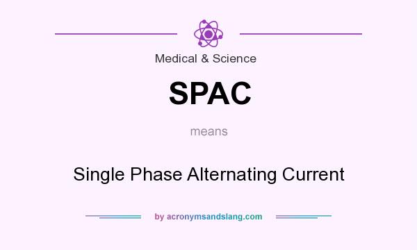 What does SPAC mean? It stands for Single Phase Alternating Current