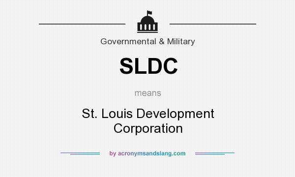 What does SLDC mean? It stands for St. Louis Development Corporation