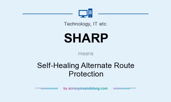 What does SHARP mean? It stands for Self-Healing Alternate Route Protection