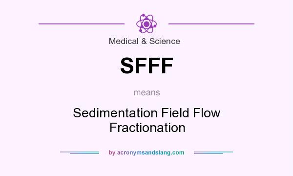 What does SFFF mean? It stands for Sedimentation Field Flow Fractionation
