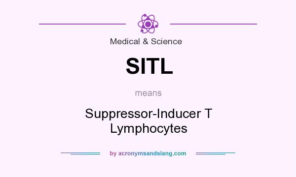 What does SITL mean? It stands for Suppressor-Inducer T Lymphocytes