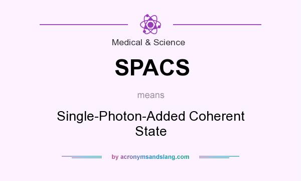 What does SPACS mean? It stands for Single-Photon-Added Coherent State